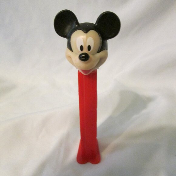 Vintage Walt Disney Productions Mickey & Mini Mouse Faux Leather Purse & Pez - Picture 9 of 10